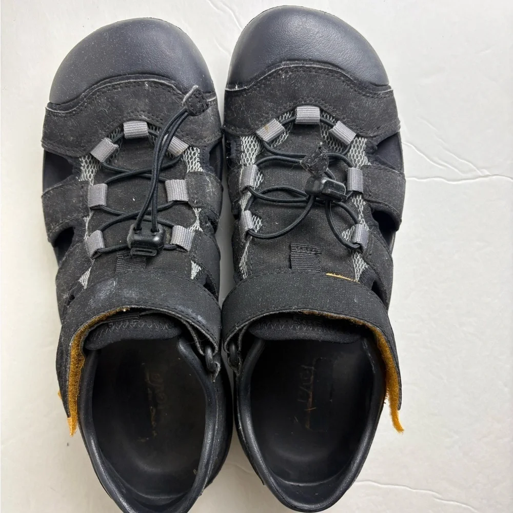 Teva Flintwood Men's Fisherman Outdoor Hiking Sandals Size 7 Black Waterproof